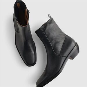 NWOT Madewell The Idris Ankle Boot Black